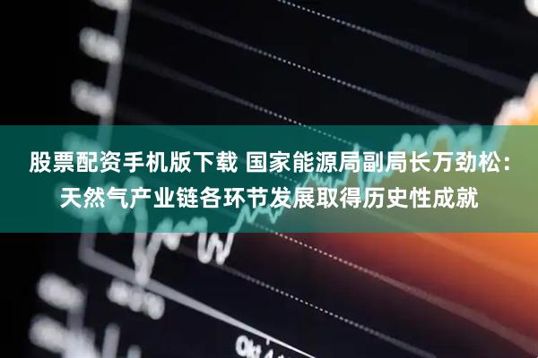 股票配资手机版下载 国家能源局副局长万劲松：天然气产业链各环节发展取得历史性成就