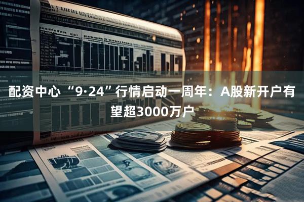 配资中心 “9·24”行情启动一周年：A股新开户有望超3000万户